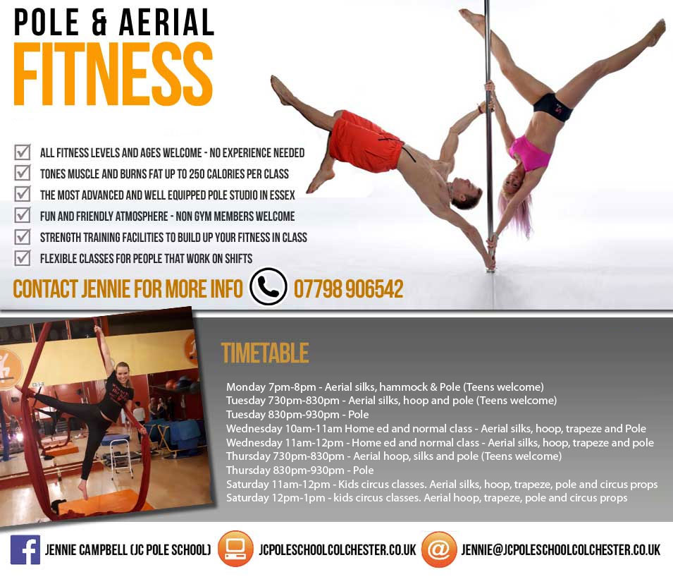 Pole Dancing and Pole Fitness in Colchester Essex